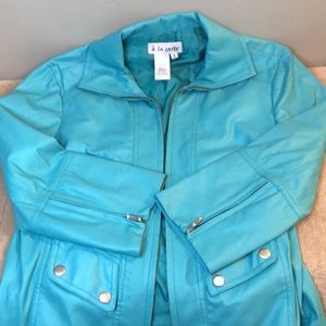 A’LA CARTE leather-look jacket